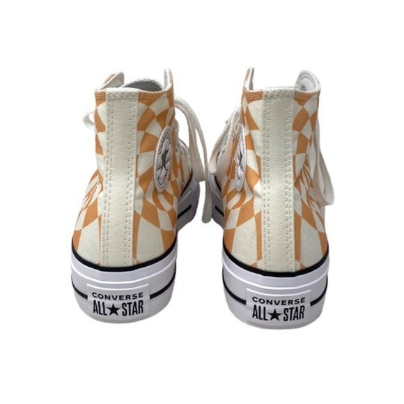 Converse Chuck Lift Platform Sneaker Orange Candy Canvas Shoe Women Size A10010C - Picture 8 of 10